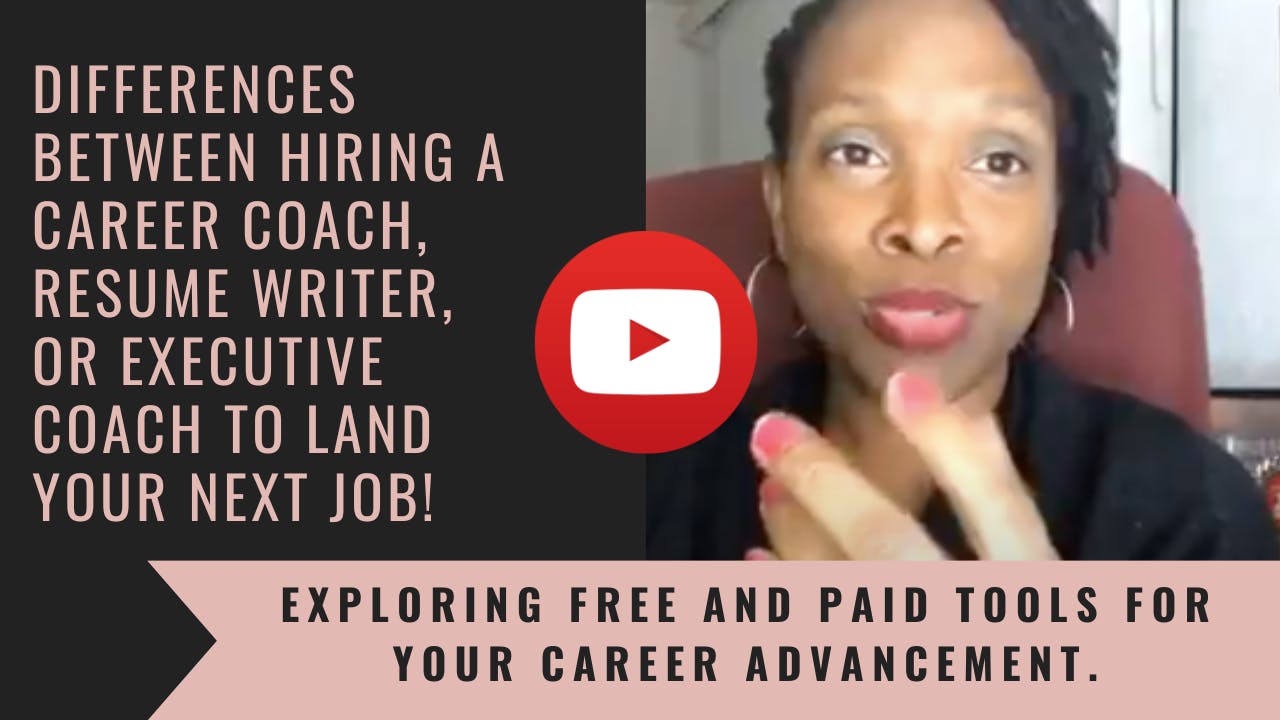 Video: Differences between hiring a career coach, resume writer, or executive coach to land your next job