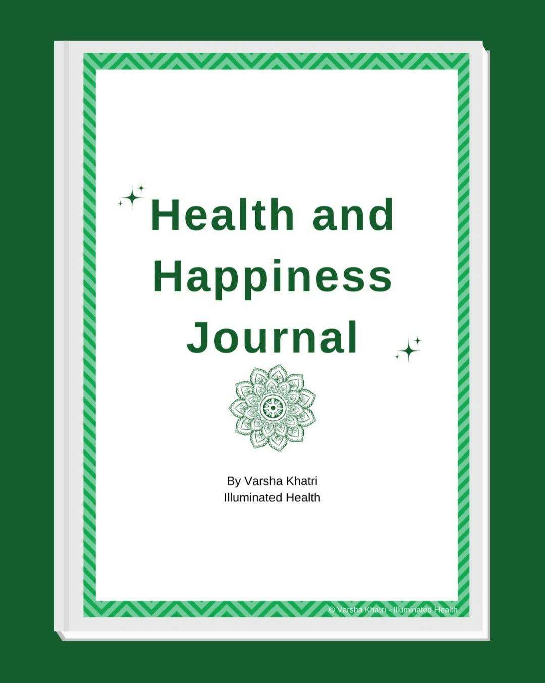 30 Day Health and Happiness Journal (Undated)
