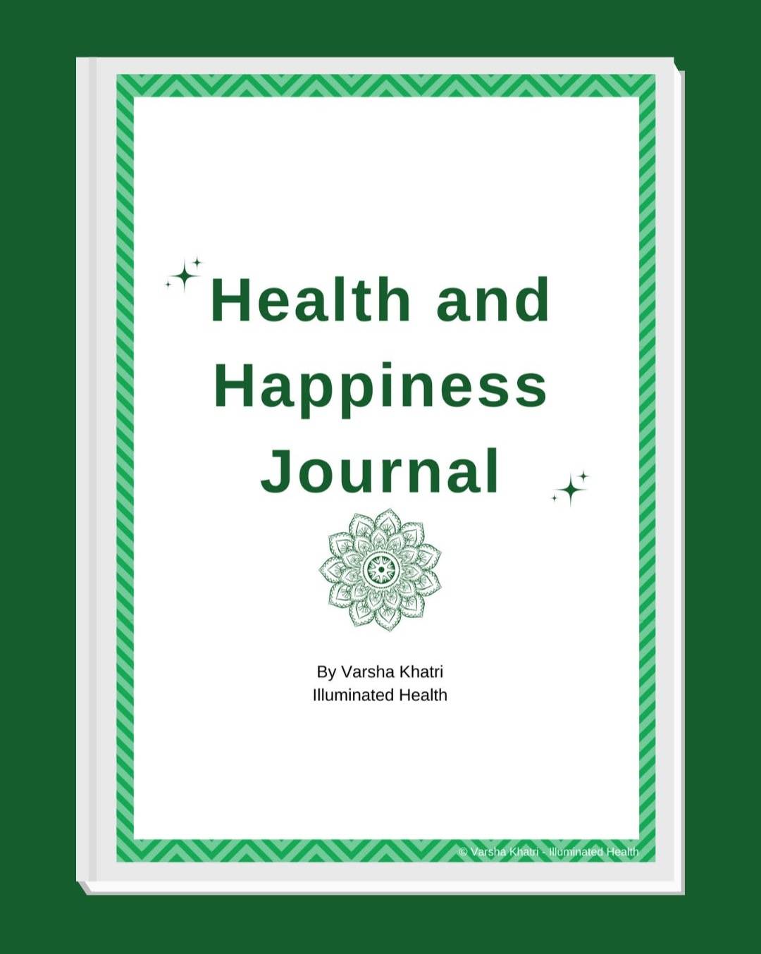 30 Day Health and Happiness Journal (Undated)