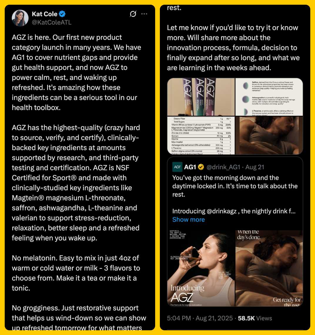 AG1 AGZ from Kat Cole