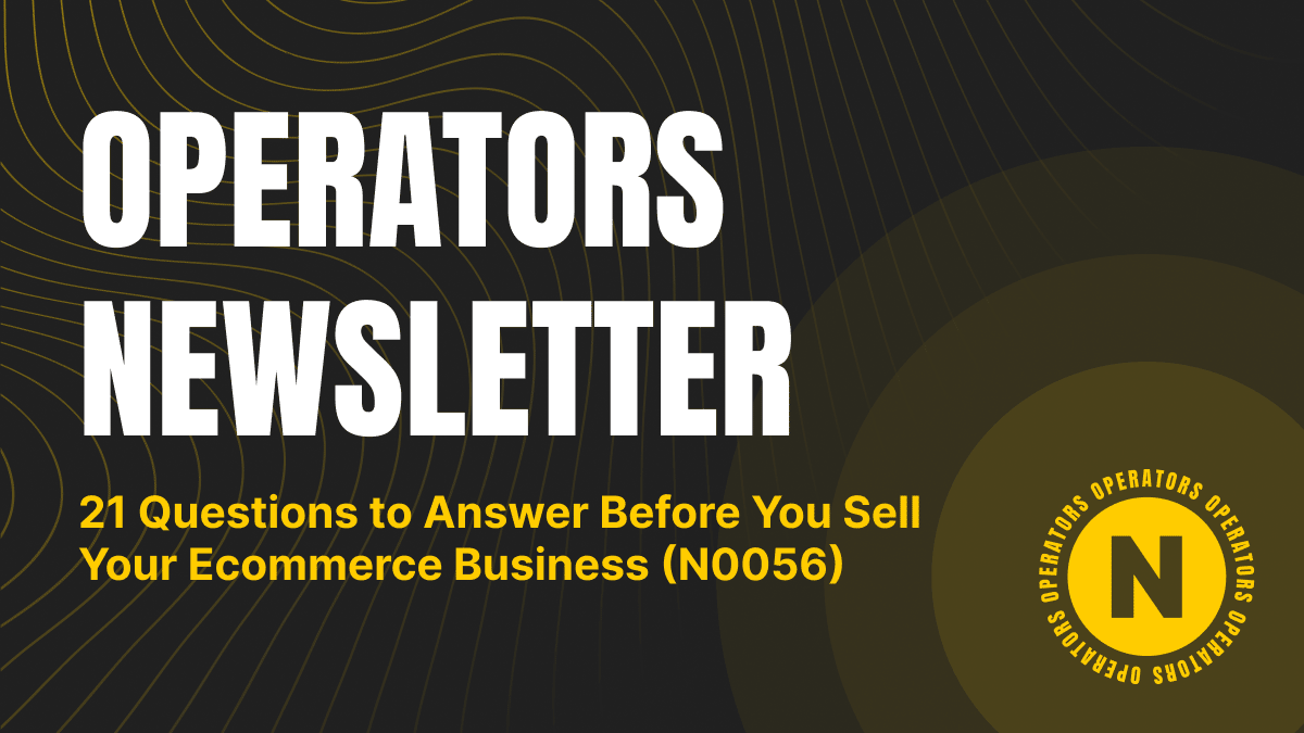 21 Questions to Answer Before You Sell Your Ecommerce Business
