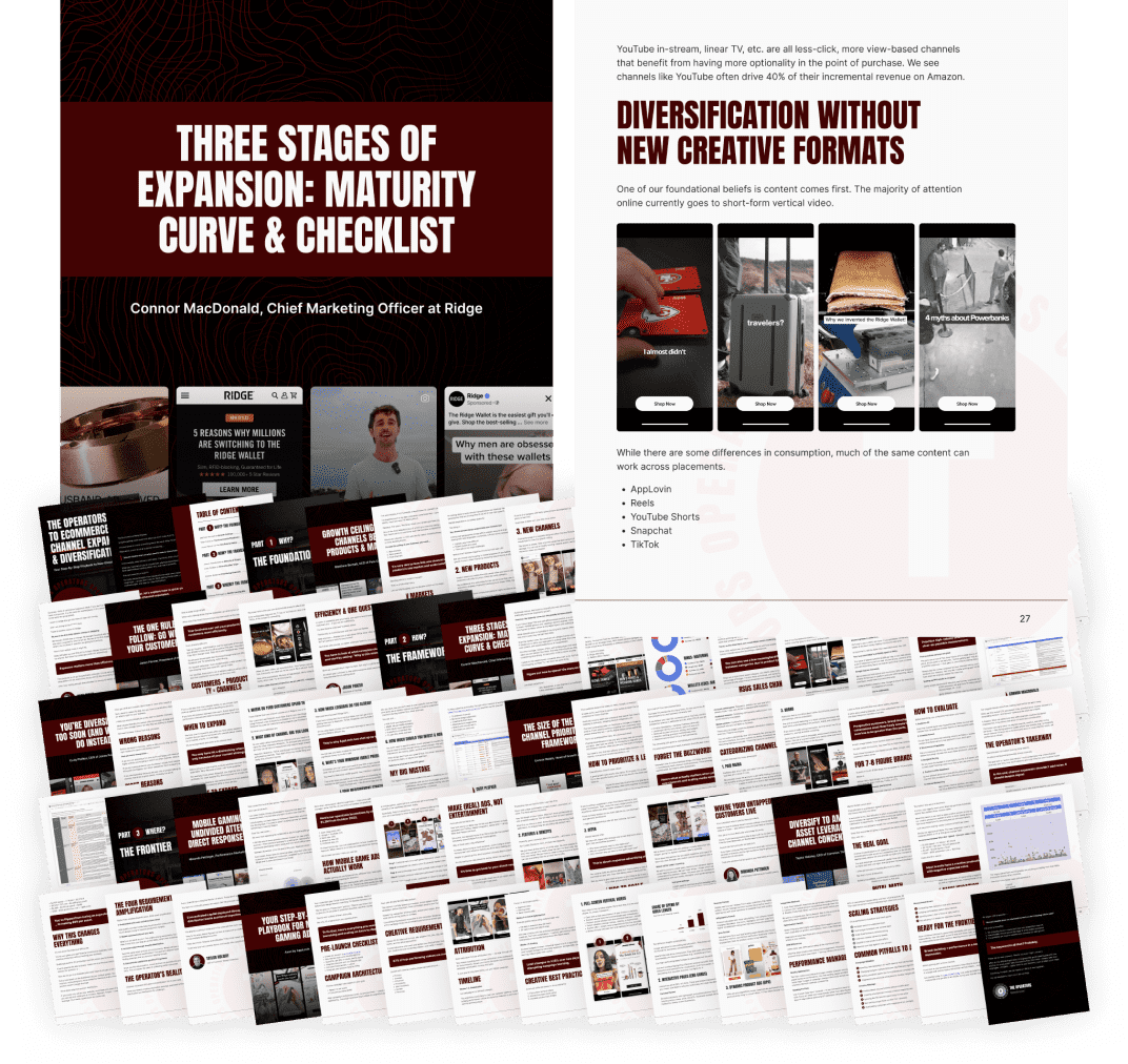 Operators Guide to Channel Expansion