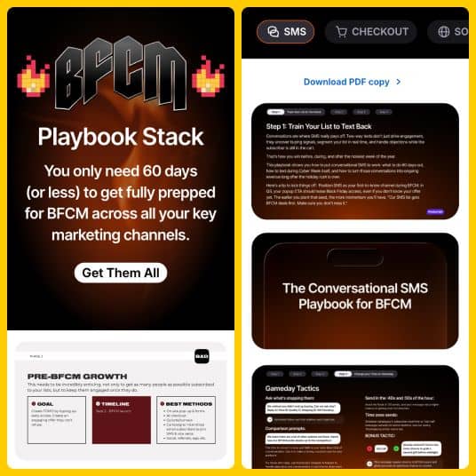 BFCM Playbook + Calendar