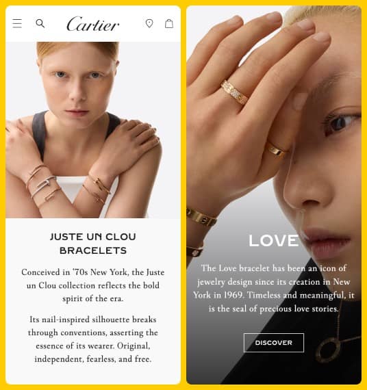 Cartier Homepage