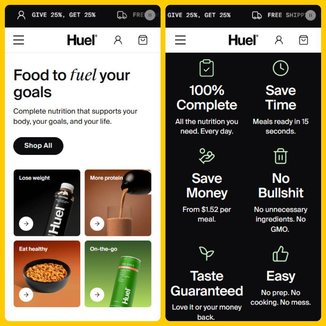 Huel Messaging