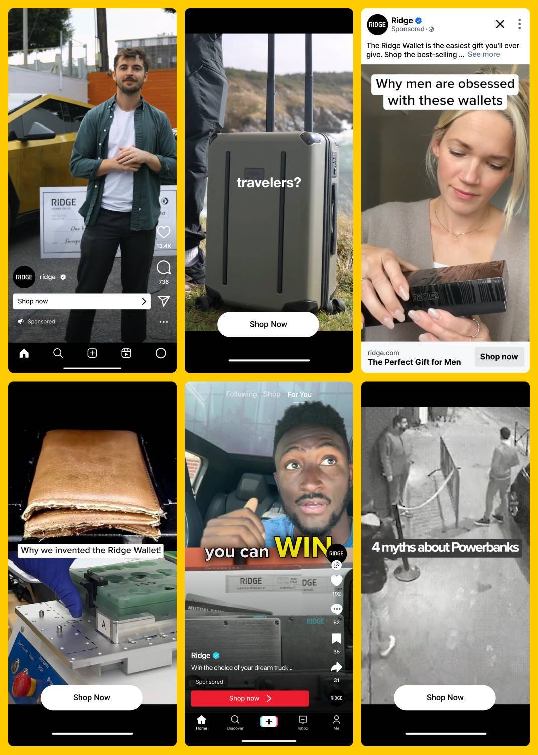 Ridge Vertical Videos Across Ad Channels