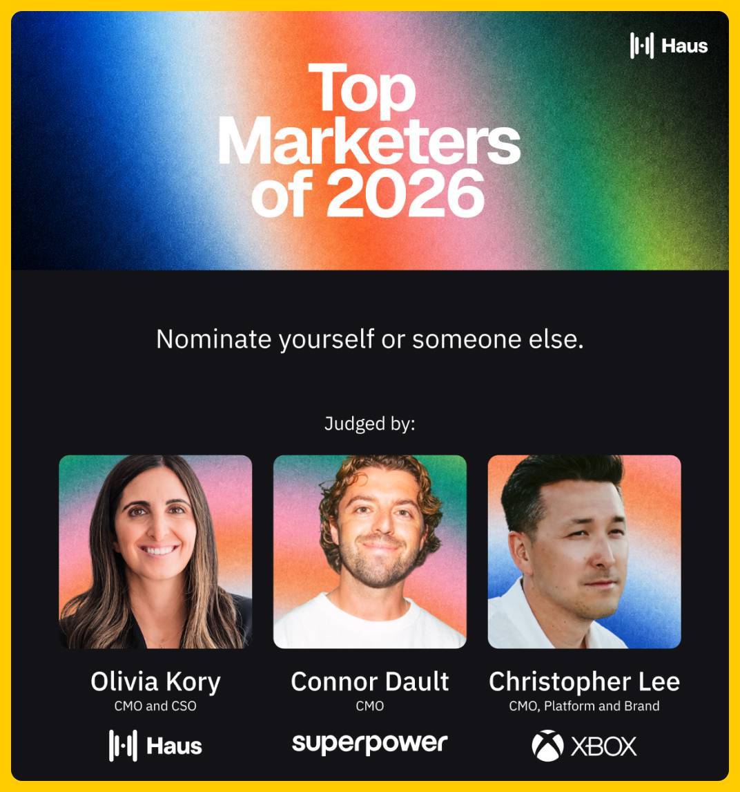 Haus Top Marketers 2026