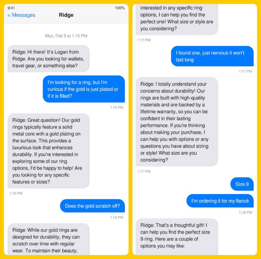 Ridge Postscript messages 1