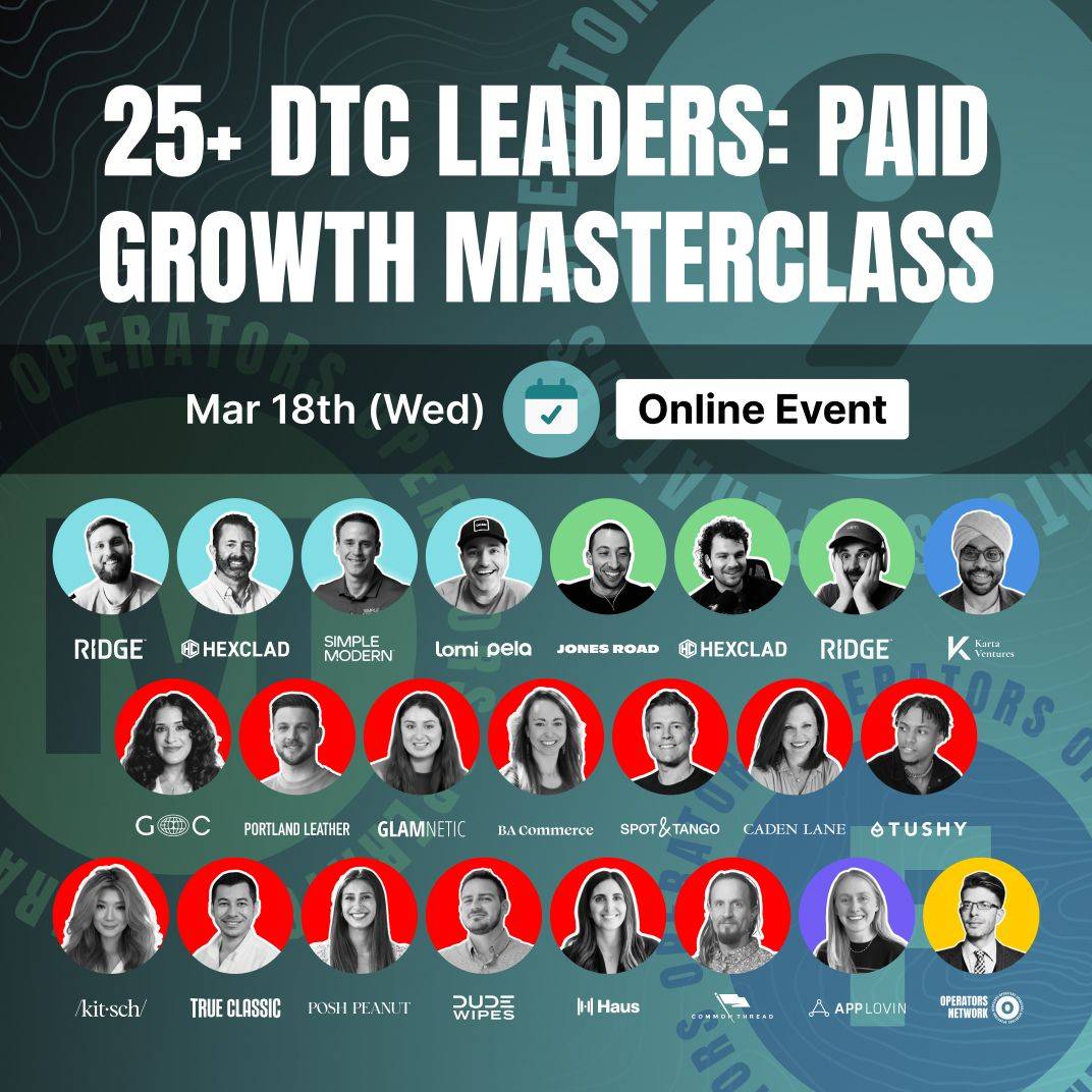 Operators Paid Growth Masterclass