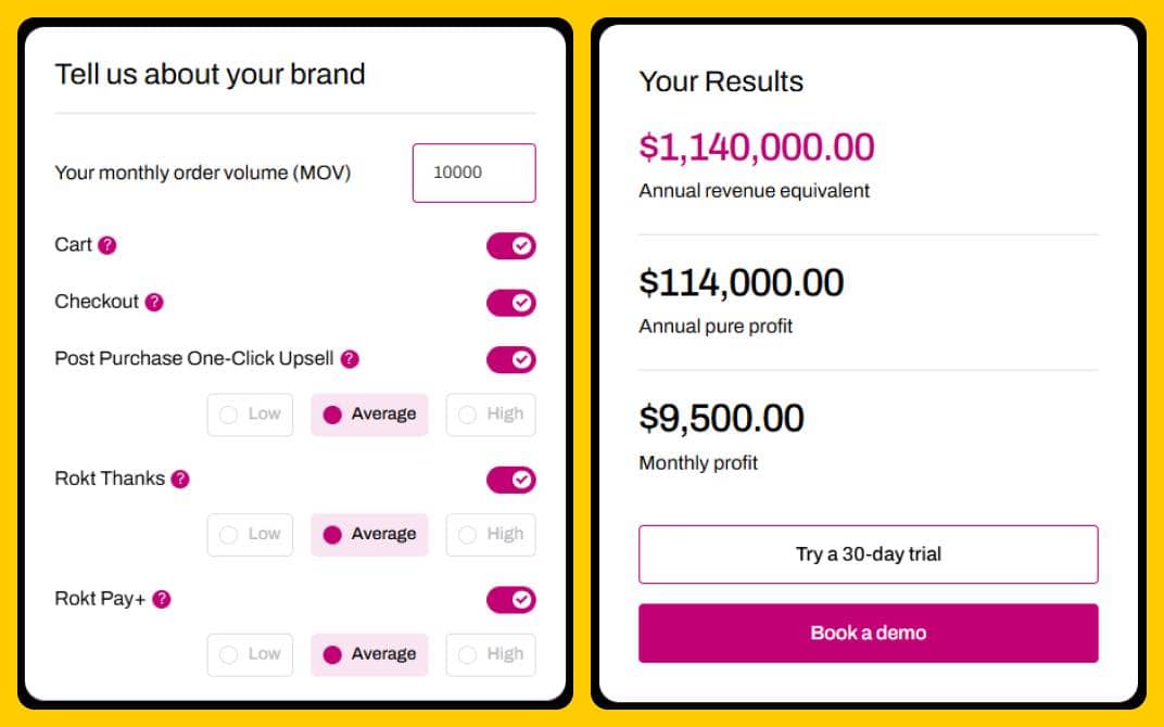 Aftersell Calculator