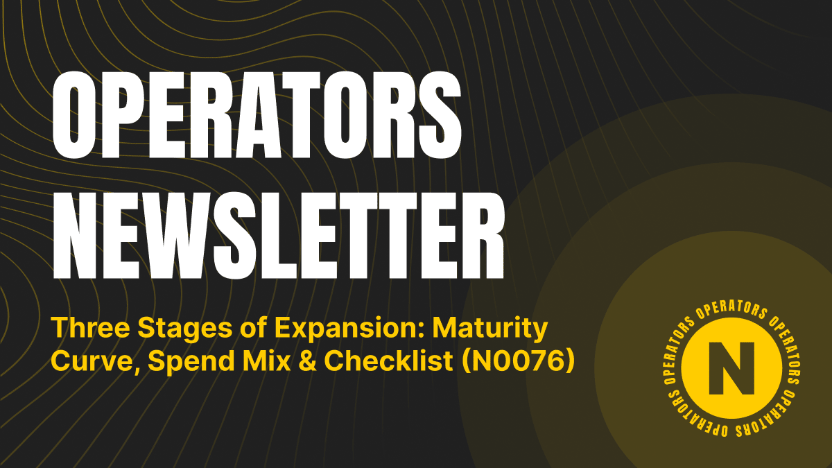 Three Stages of Expansion: Maturity Curve & Checklist