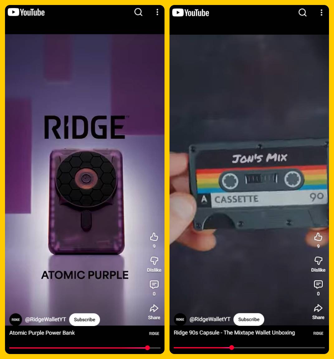 Ridge YouTube Shorts