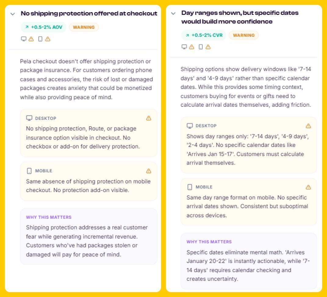 Pela Case - Checkout Index Shipping