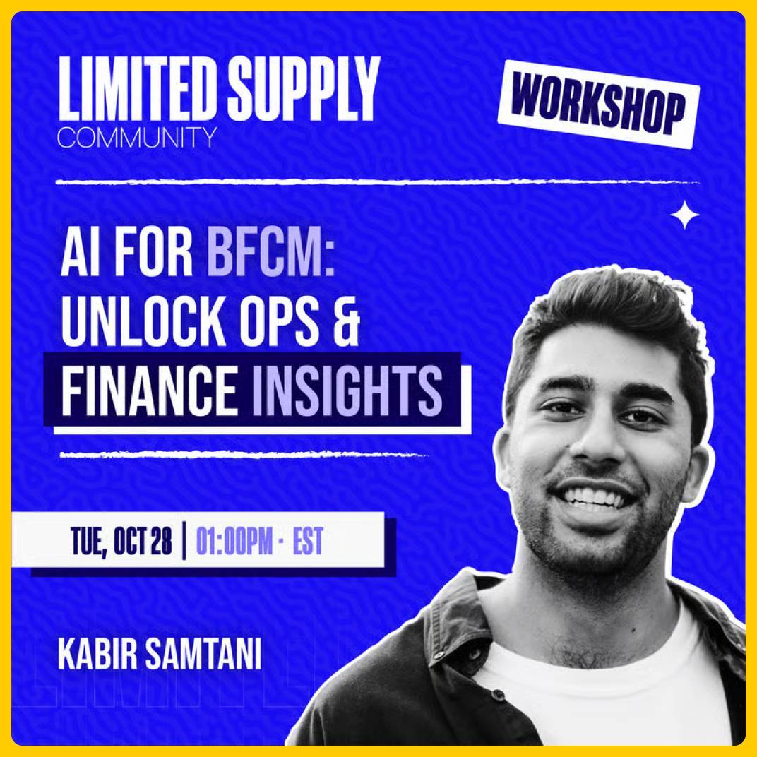 AI for BFCM Oct 28