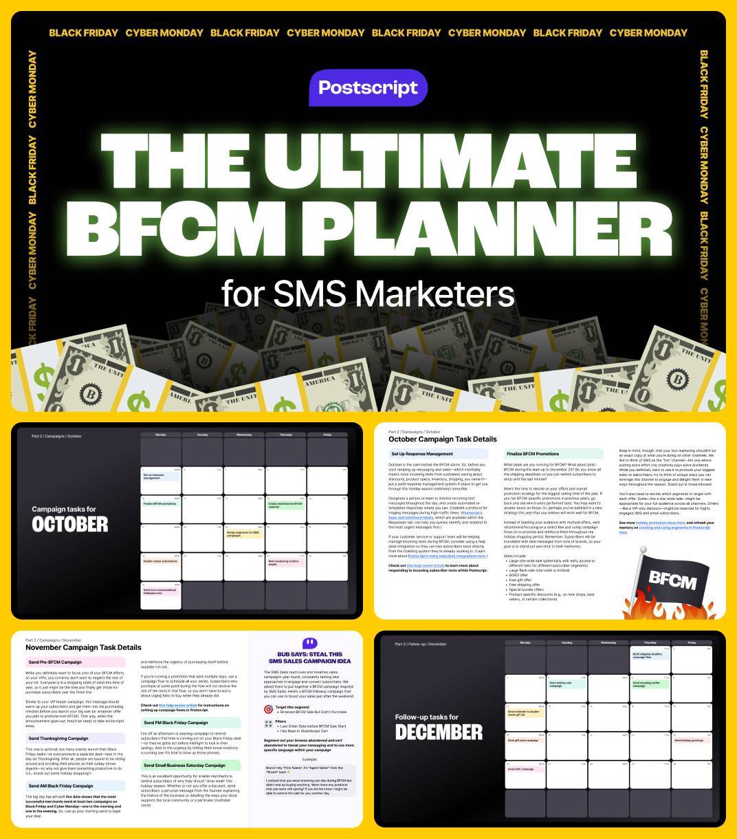 The Ultimate BFCM Planner for SMS Marketers