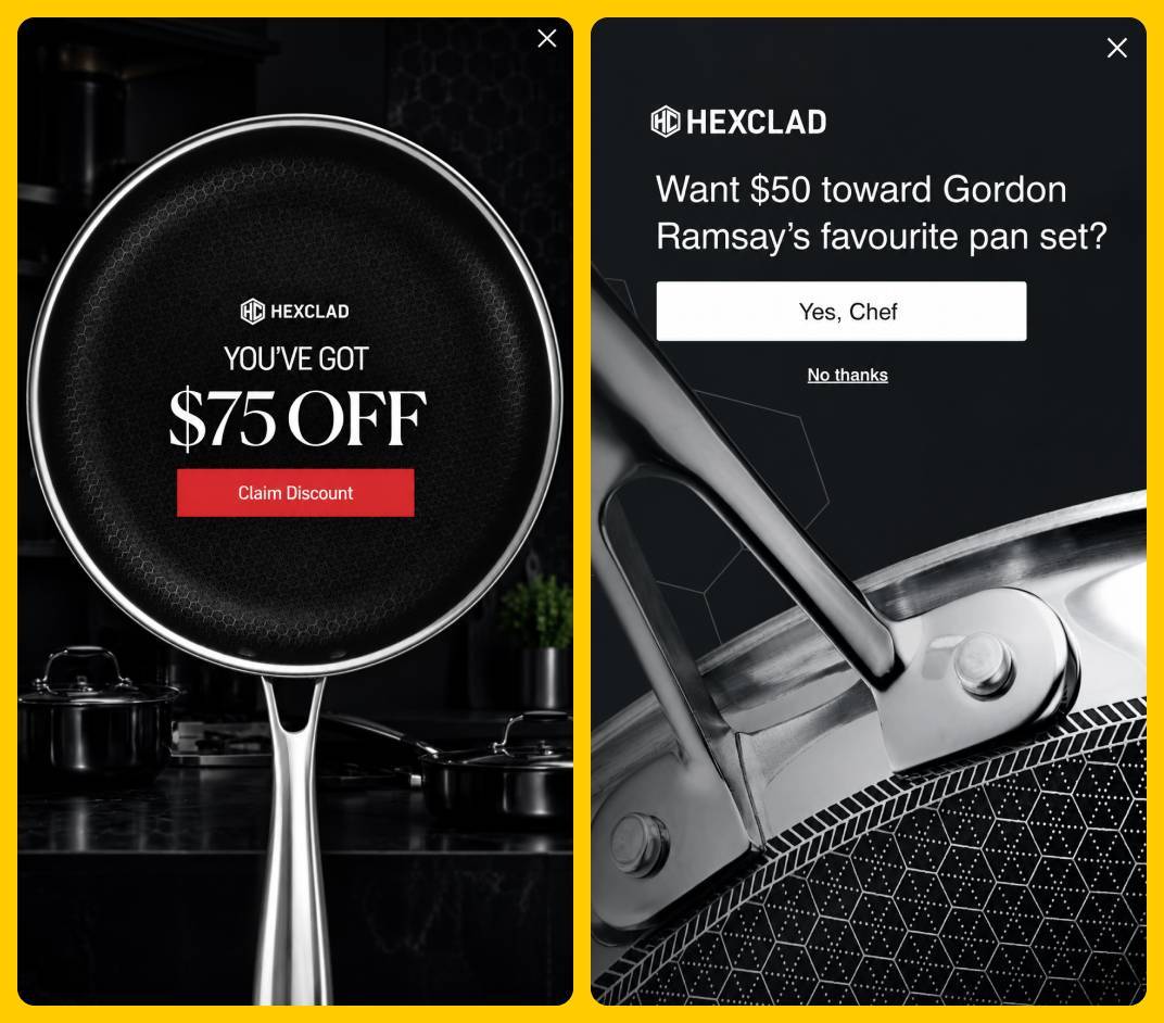 HexClad Popups
