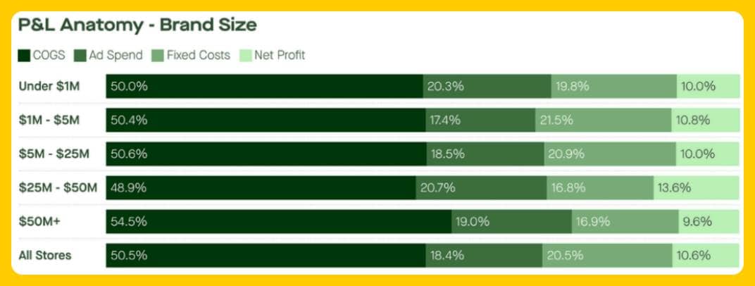 eComFuel Trends Report - P&L Anatomy, Brand Size