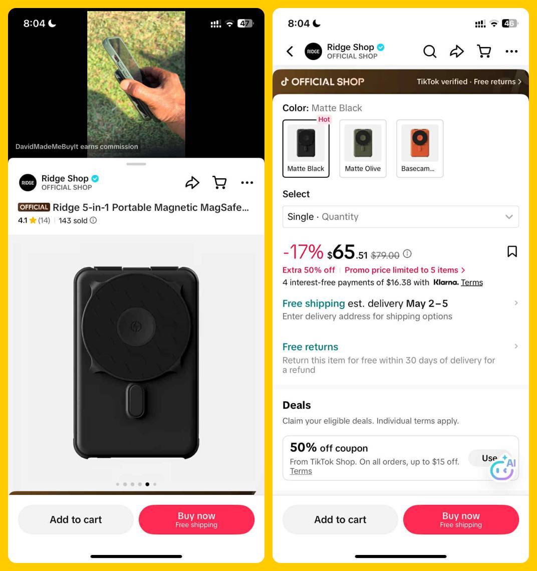 Ridge TikTok Shop