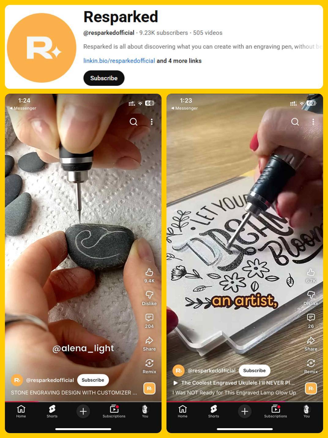 Resparked YouTube Posts