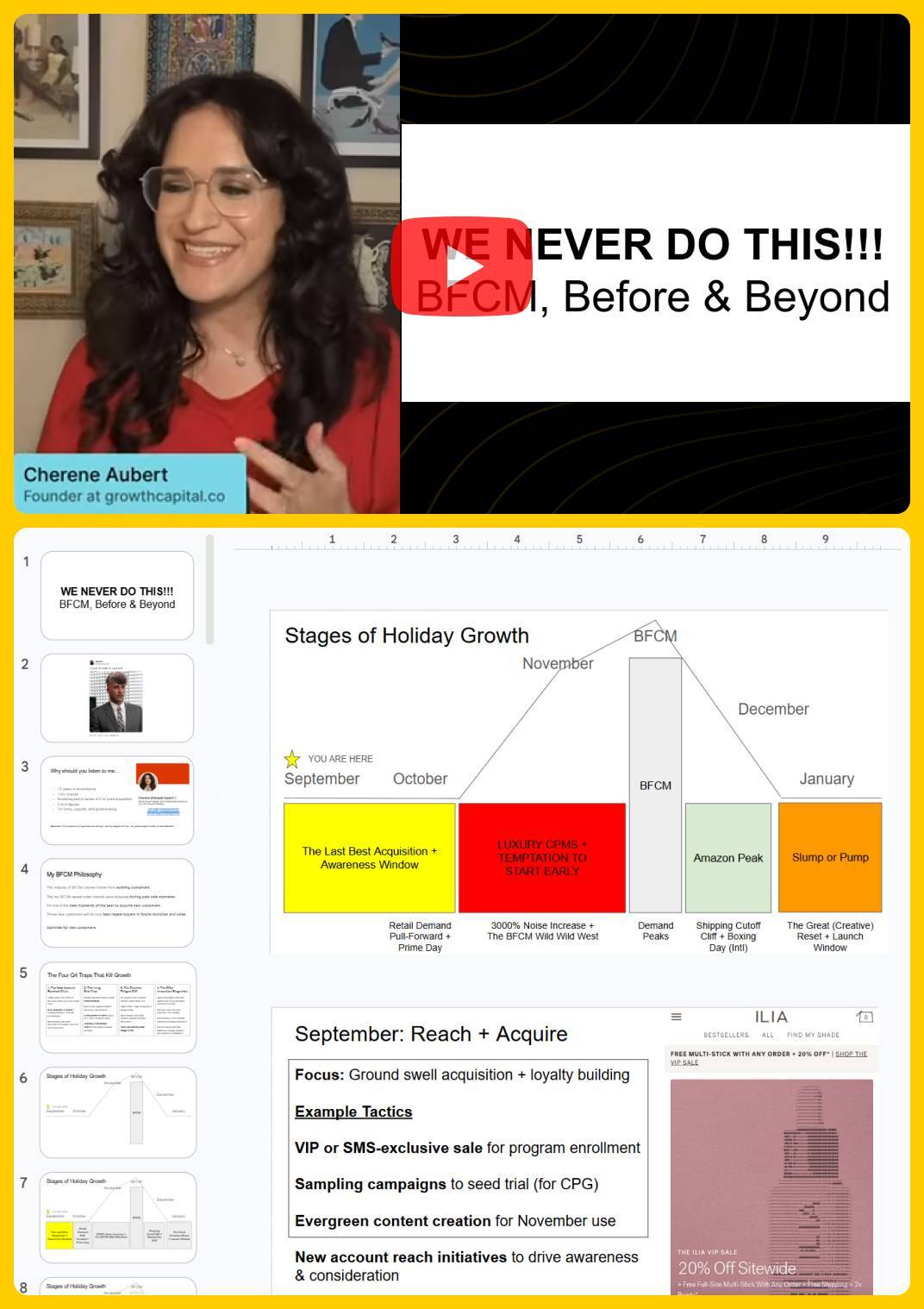  Cherene’s Holiday Growth Playbook
