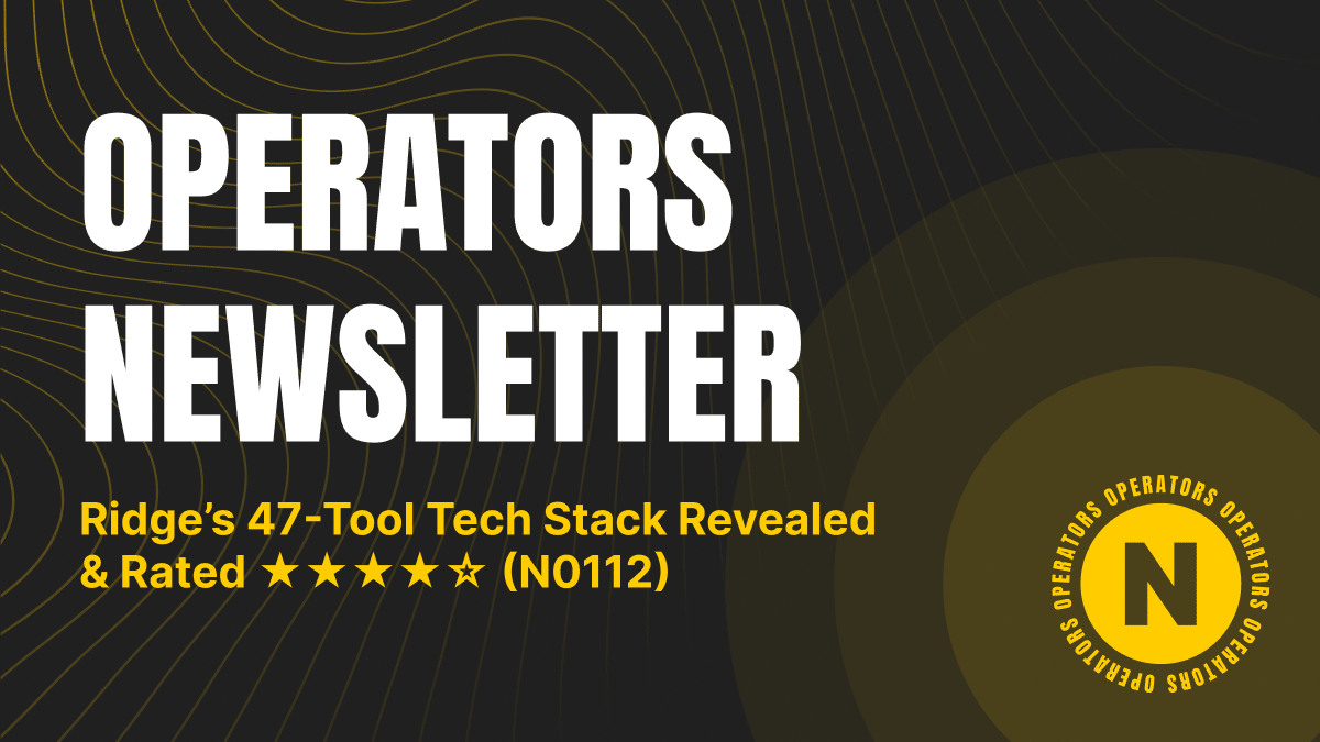 Ridge’s 47-Tool Tech Stack Revealed & Rated