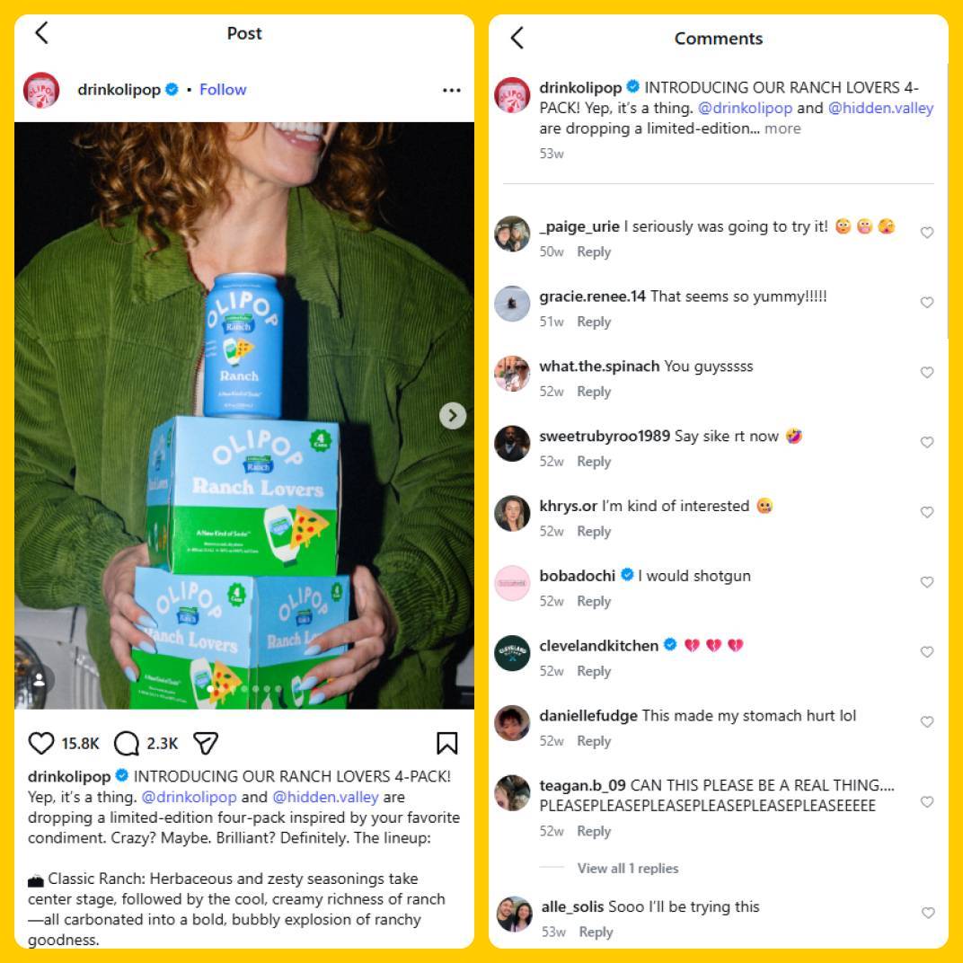 Olipop Cool Ranch Prank