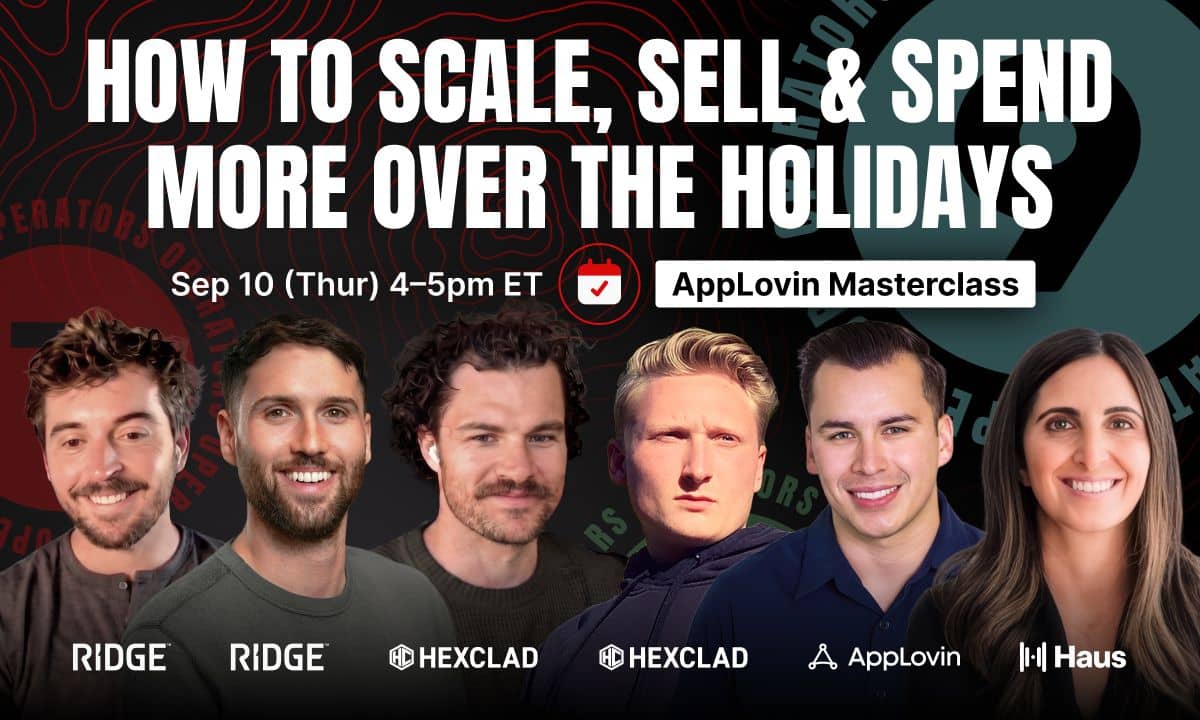 Workshop with Ridge, HexClad, Haus & AppLovin