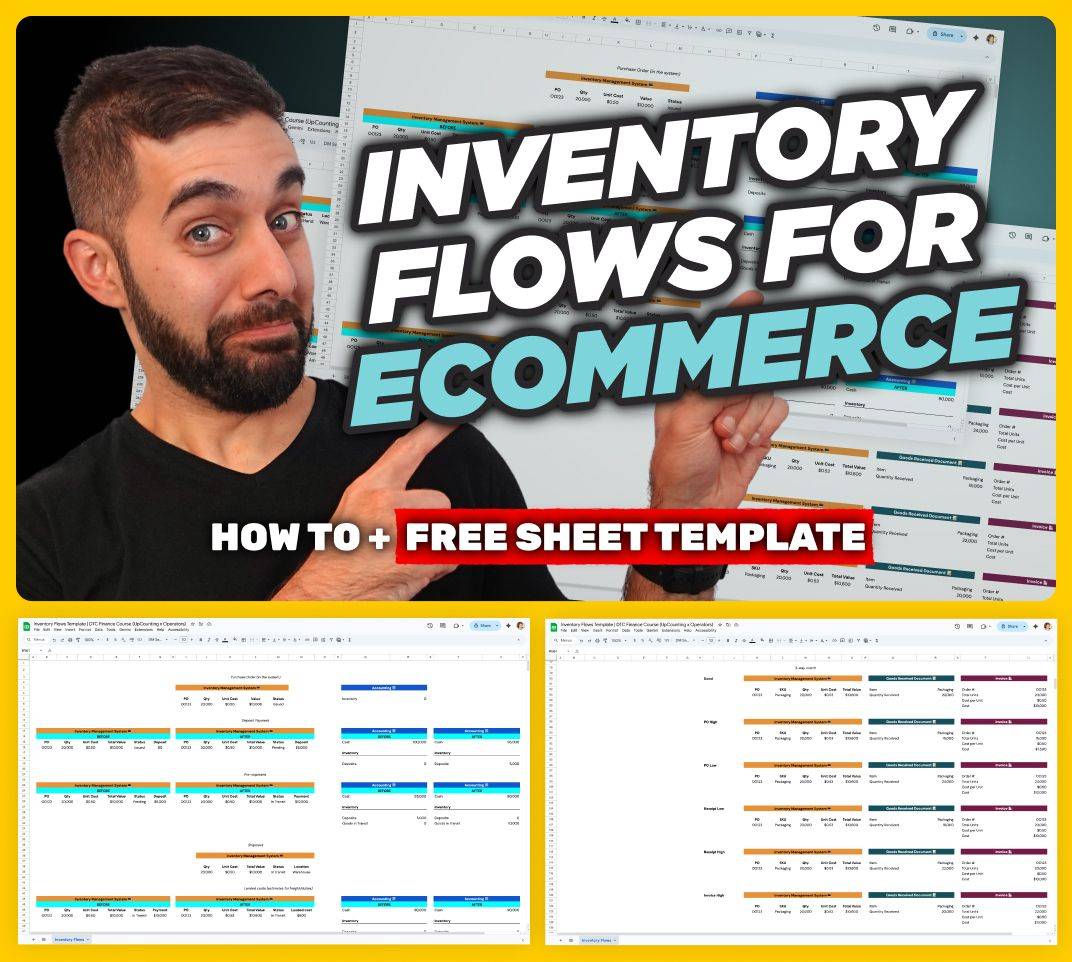Inventory Flows for Ecommerce - Video + Sheet Template