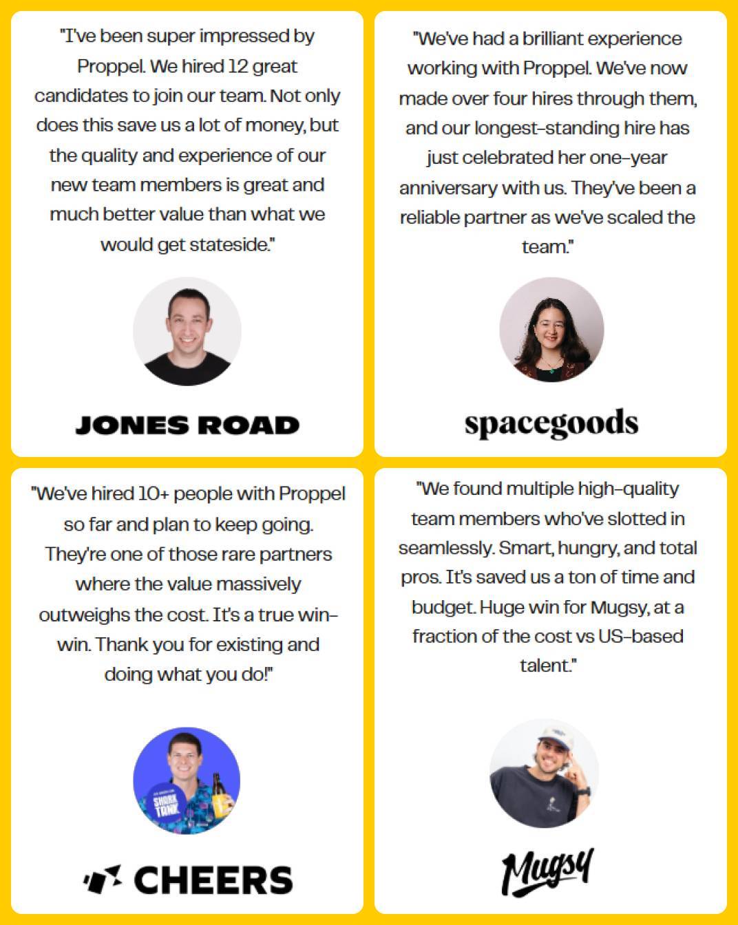 Proppel Testimonials