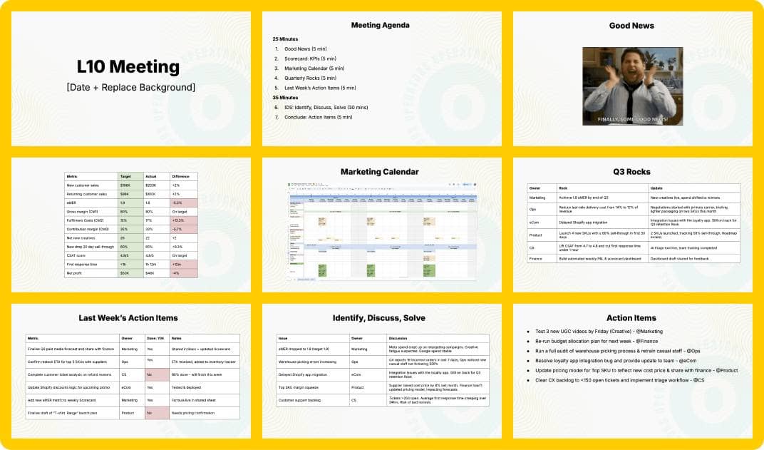 L10 Meeting Template