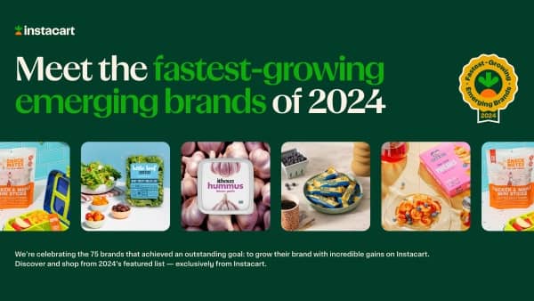 Instacart Fastest Growing Brands of 2024