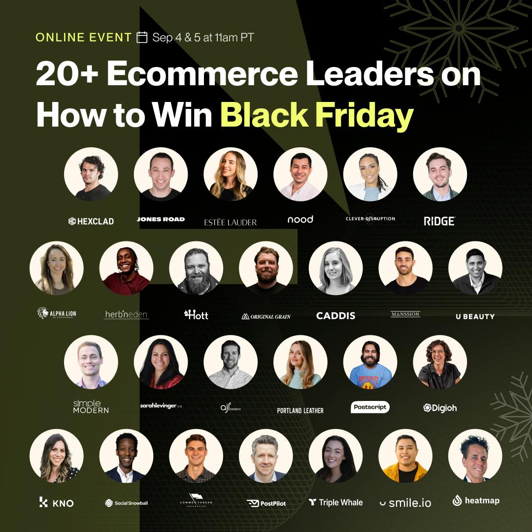 20+ Ecommerce Leaders on How to Win Black Friday