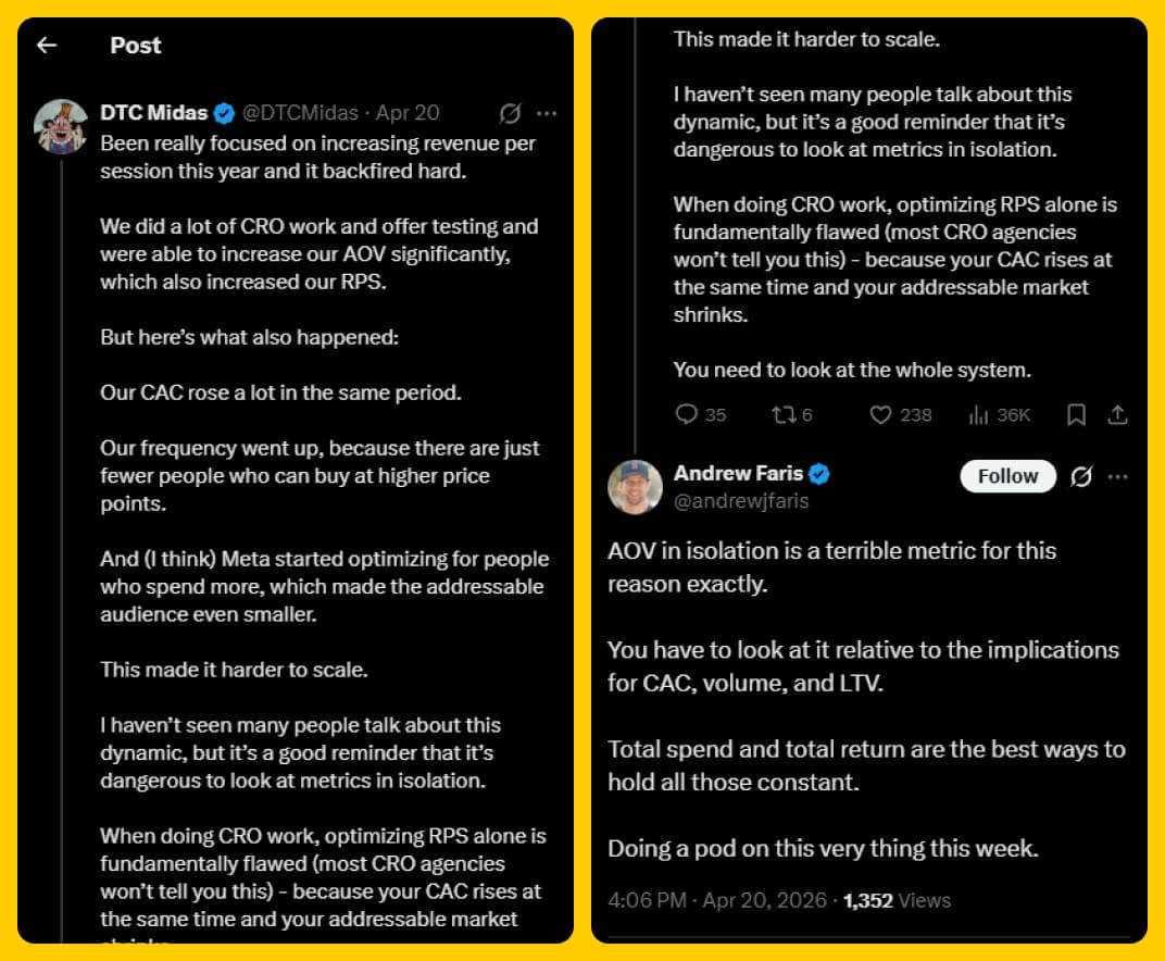 DTC Midas Tweet