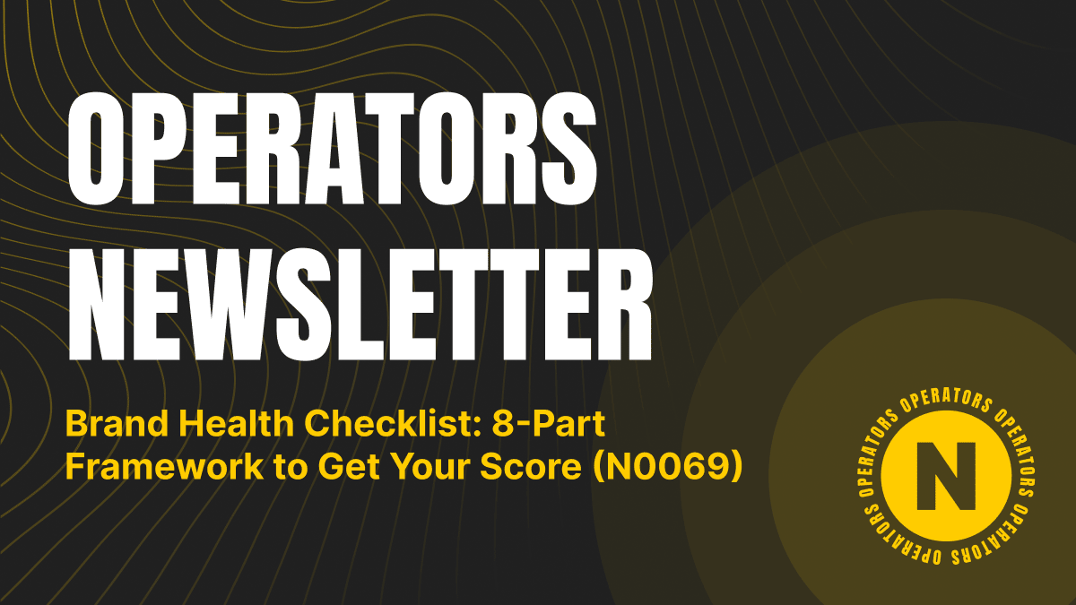 Brand Health Checklist: 8-Part Framework to Get Your Score