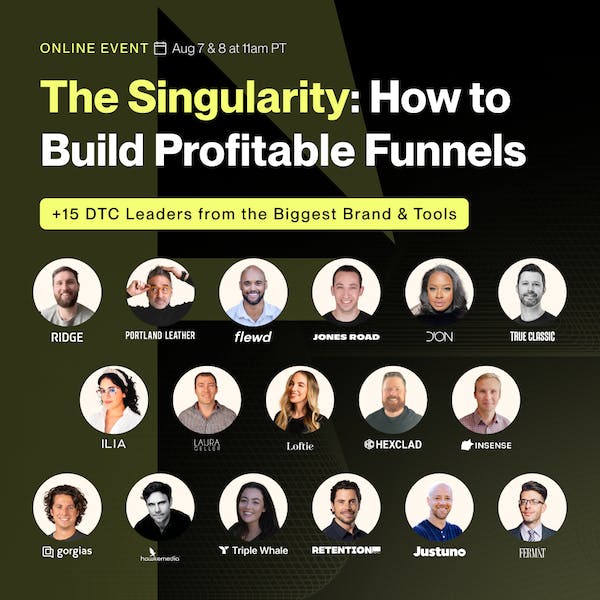 Singularity on More Profitable DTC Funnels