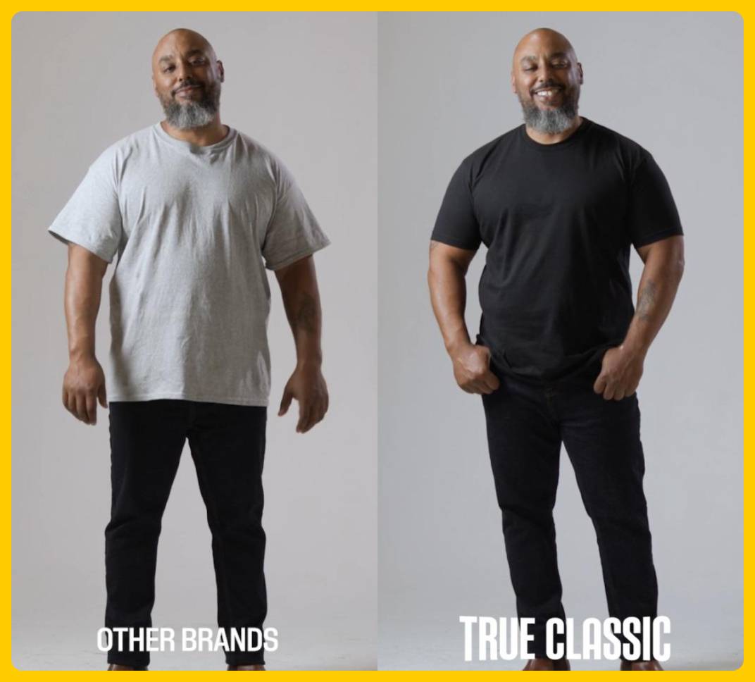 True Classic Side By Side Fit