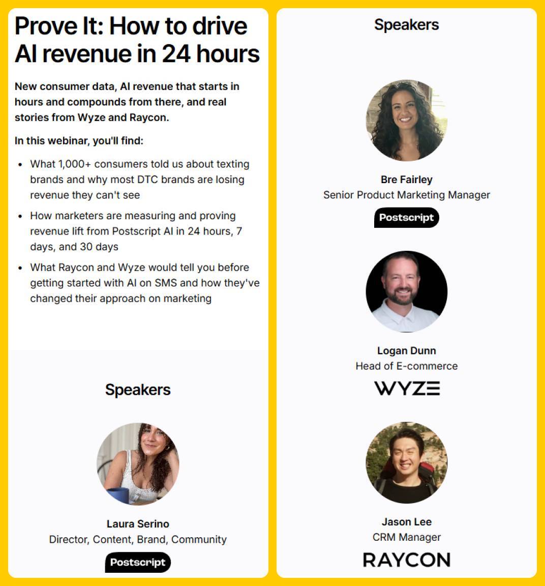 Postscript Webinar