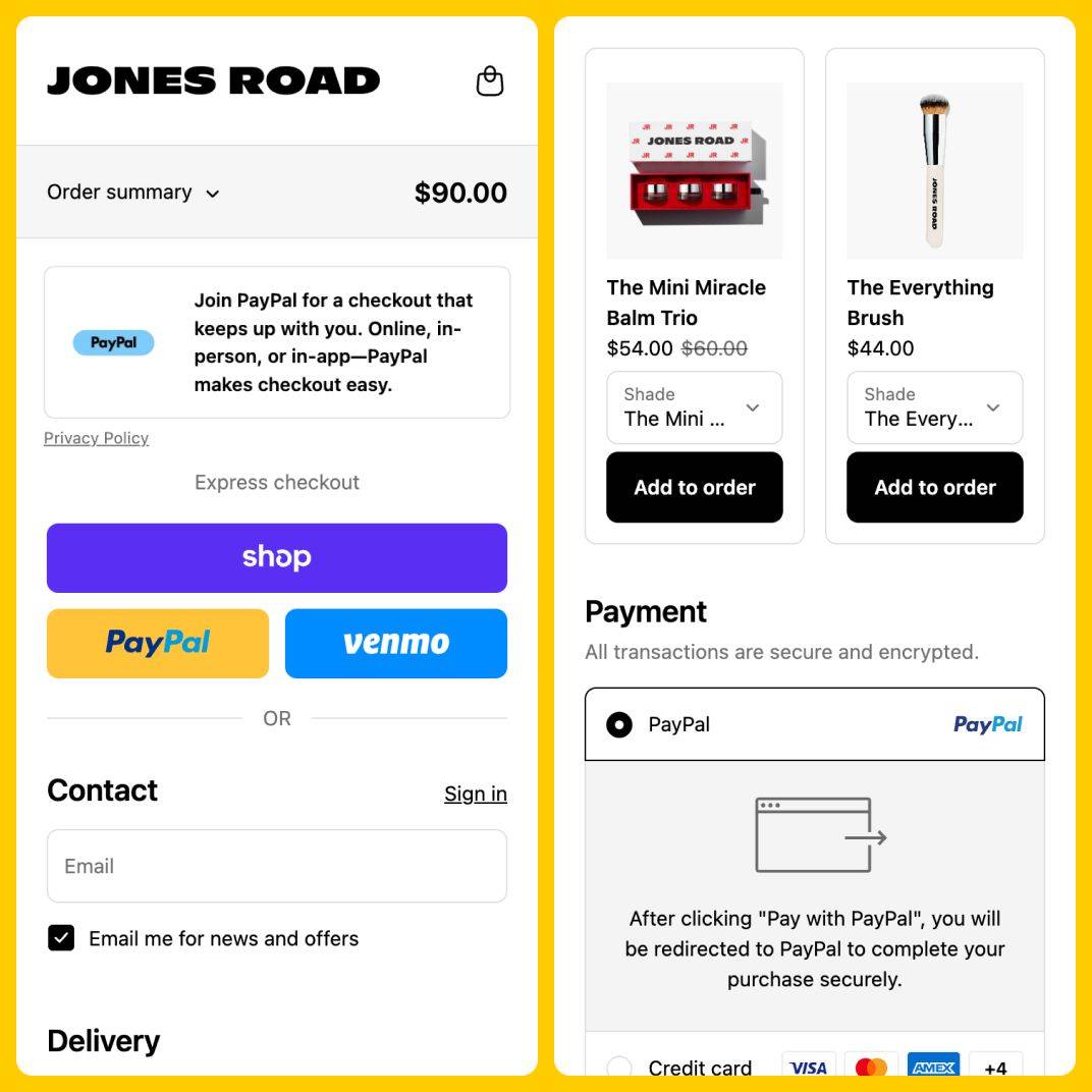 Jones Road Rokt Pay+