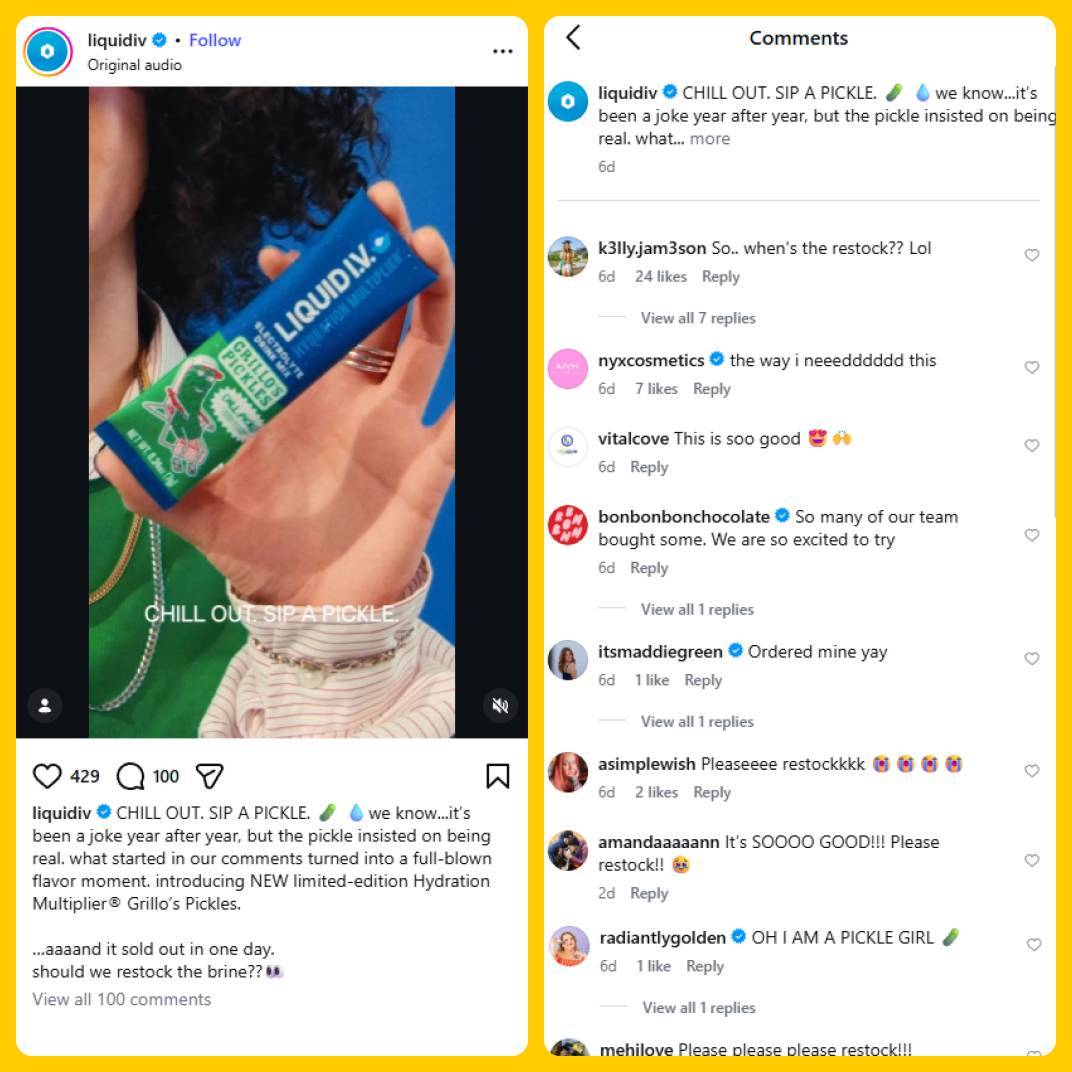 Liquid I.V. x Grillo's Dill Pickle April Fool's Product