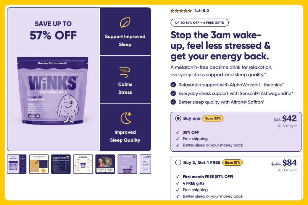 Winks Checkout