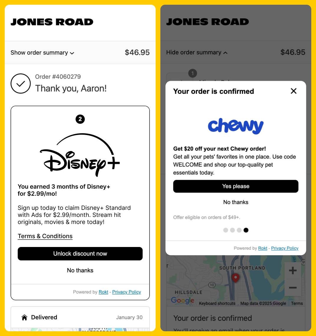 Jones Road Beauty Disney+ and Chewy Rokt Thanks