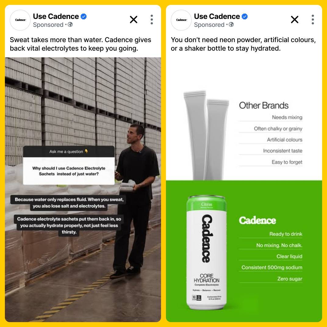 Cadence Meta Ads Product Education