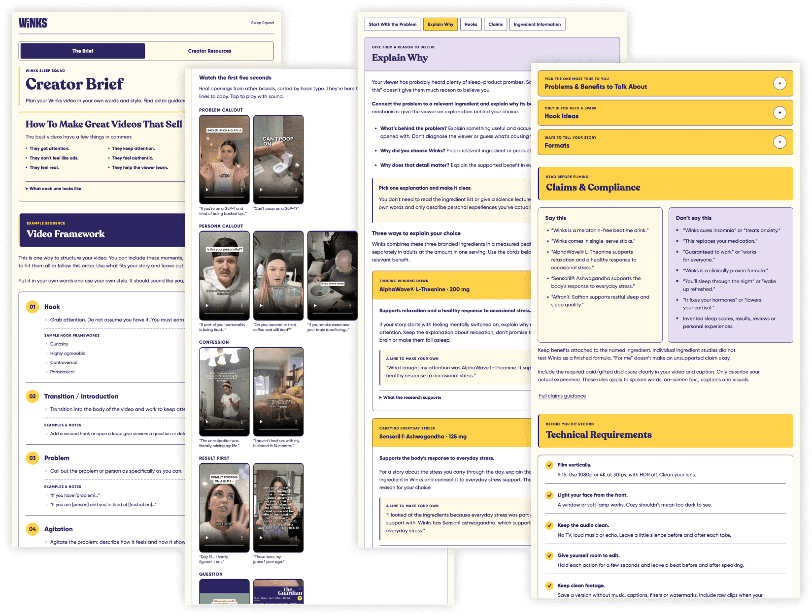 Creator Brief Template Mockup