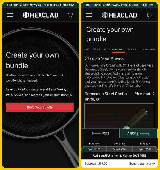 HexClad Create Your Own Bundle