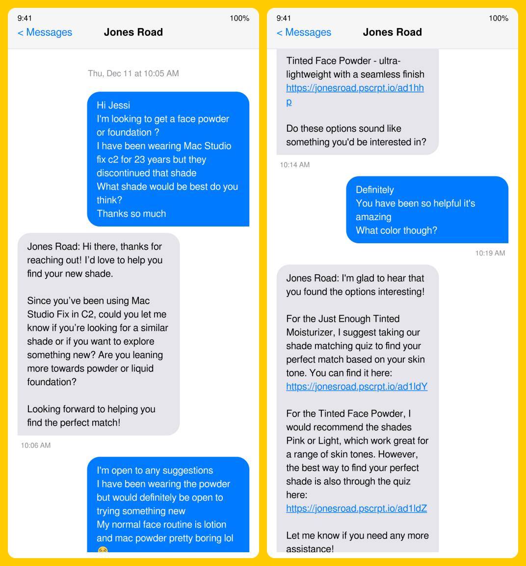 Jones Road Shopper Msgs 1