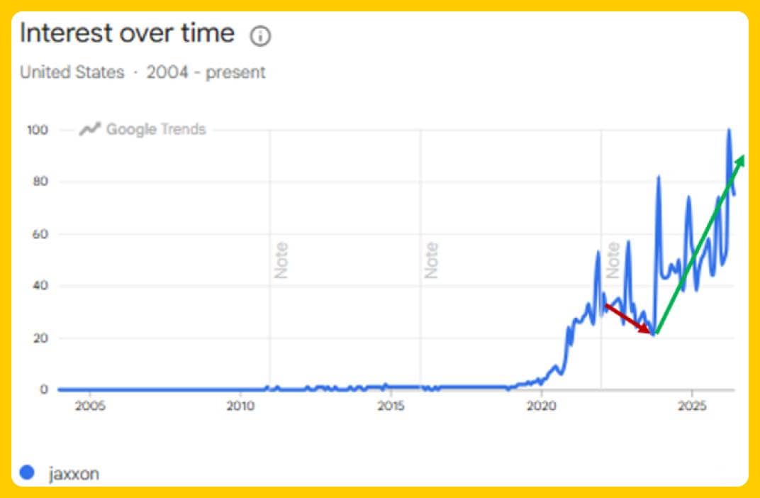 JAXXON Google Interest