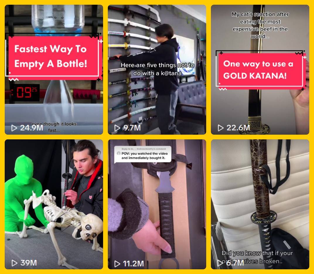 Mini Katana TikTok Popular Videos