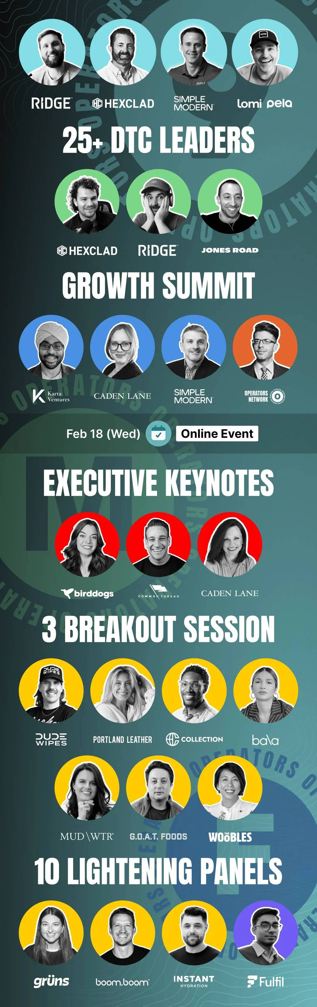 25+ DTC Leaders - Growth Summit