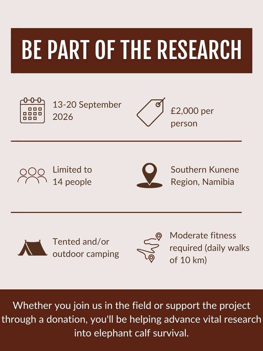 Social media posts from EHRA promoting the expedition