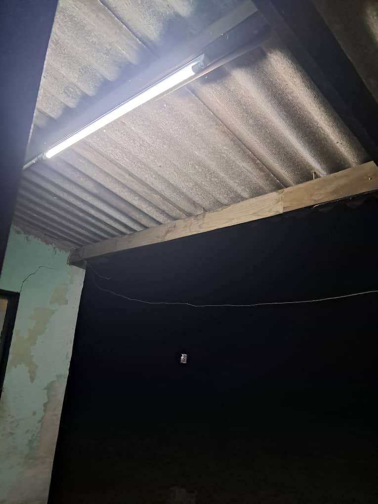 Light in the Mlevu's teacher cottages